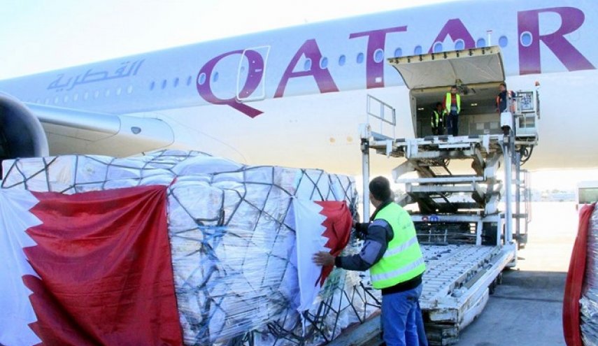 قطر ترسل 10 أطنان من المساعدات الطبية الى تونس
