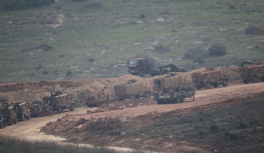 ۳۰ کامیون تجهیزات نظامی ترکیه وارد ادلب شد