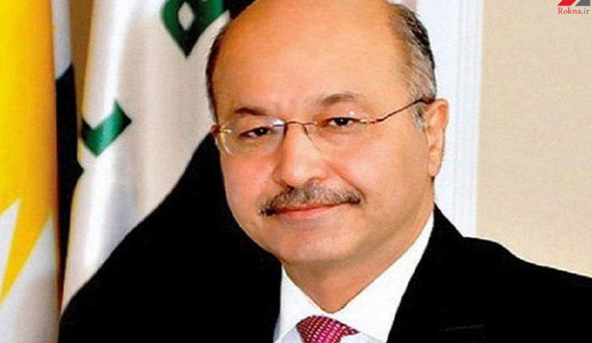 الرئيس العراقي يتلقى برقية من أمير الكويت 