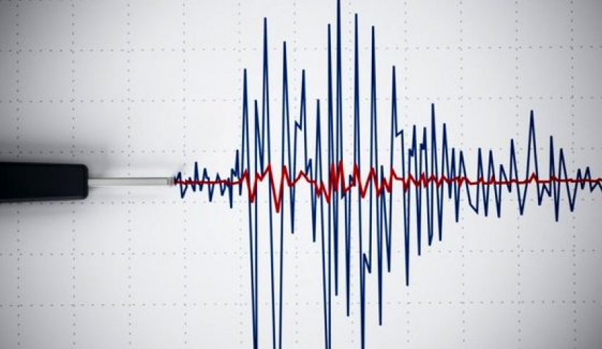 نمودار روند بزرگی زلزله‌های تهران در ساعات گذشته 
