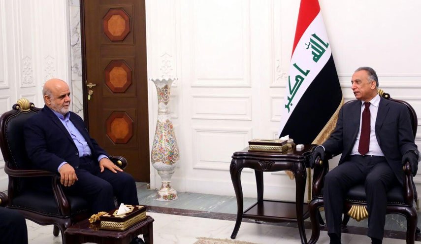 توییت سفیر ایران پس از دیدار با نخست وزیر عراق/ قدردانی الکاظمی از کمک های تهران به عراق برای مبارزه با داعش 