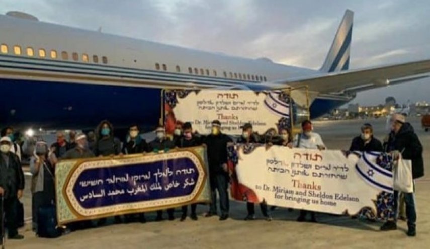 منابع صهیونیستی:امارات یک هواپیمای لوکس برای انتقال اسرائیلی‌های سرگردان در مغرب فرستاد
