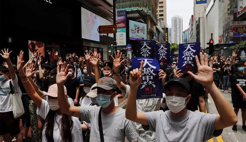 تايوان تتهم الصين بقمع الاحتجاجات في هونغ كونغ