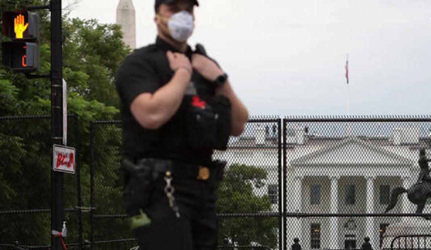  سرویس مخفی آمریکا خیابان‌های اطراف کاخ سفید را مسدود کرد