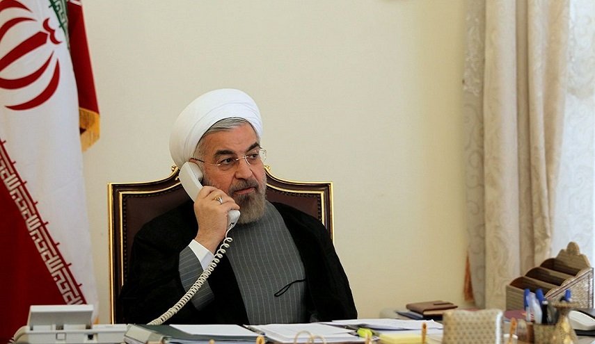 روحاني: الحظر الأميركي لن يخلّ في العلاقات بين إيران وصريبا