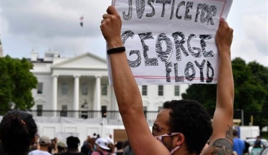 برگزاری مجدد تظاهرات ضد نژادپرستی مقابل کاخ سفید

