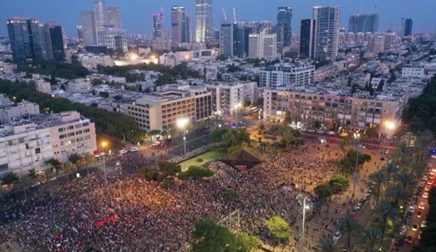 تظاهرات گسترده در تل‌آویو علیه طرح اشغال کرانه باختری