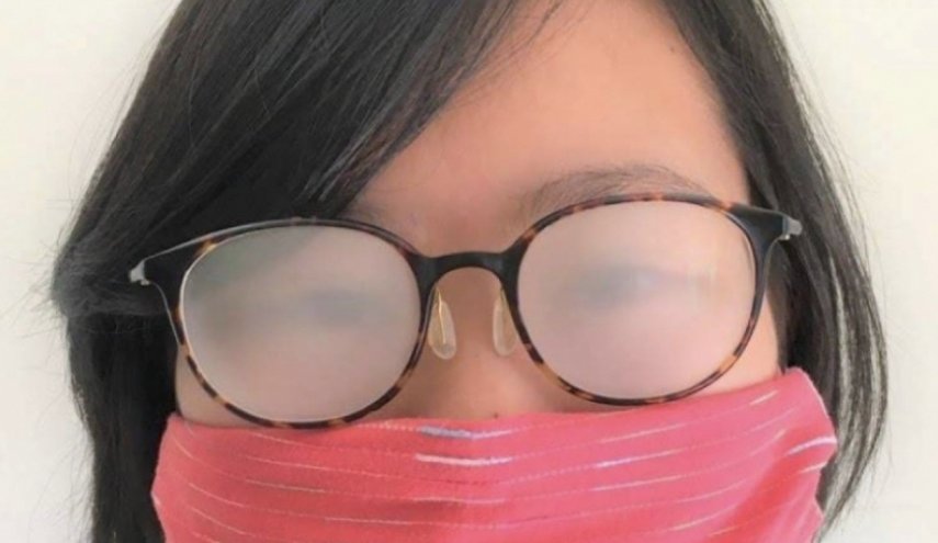 كيف تمنع البخار عن النظارة عند ارتداء الكمامة؟