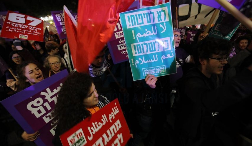 تظاهرات گسترده در تل‌آویو علیه طرح الحاق