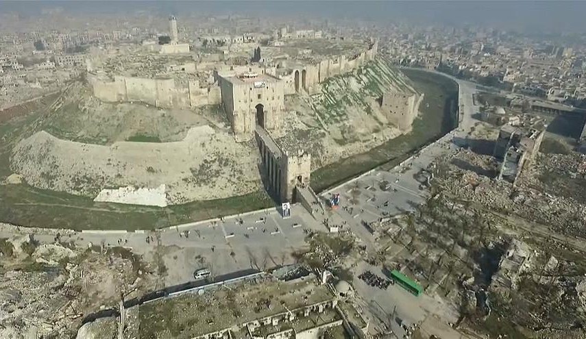 قلعة حلب السورية تعيد فتح ابوابها من جديد 
