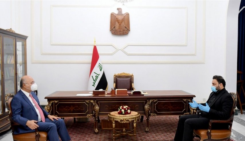 تأکید رئیس‌جمهور عراق بر تسریع در تصویب قانون انتخابات