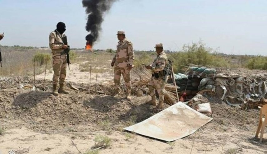 انهدام یک خودروی بمب گذاری شده و چهار مخفیگاه داعش در صلاح الدین عراق
