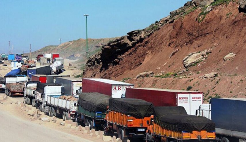 عبور هفتگی 500 کامیون از مرز ایران به عراق