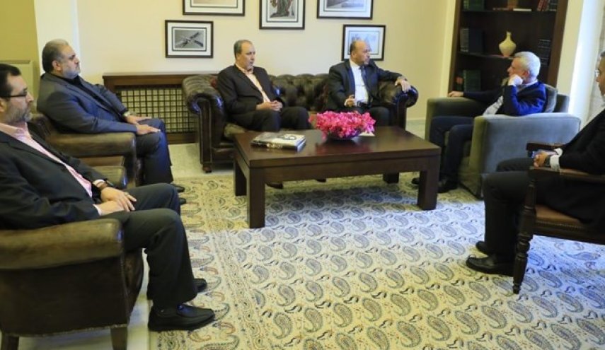 رایزنی هیأت حماس با رئیس جریان «المرده» لبنان