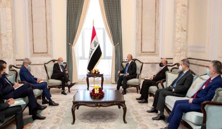 برهم صالح: العراق يتطلع لموقف دولي يدعم سيادته وأراضيه