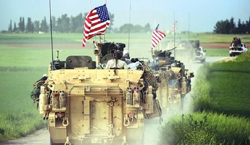 خروج نیرو‌های آمریکایی از پایگاهی در بغداد پس از حمله موشکی 