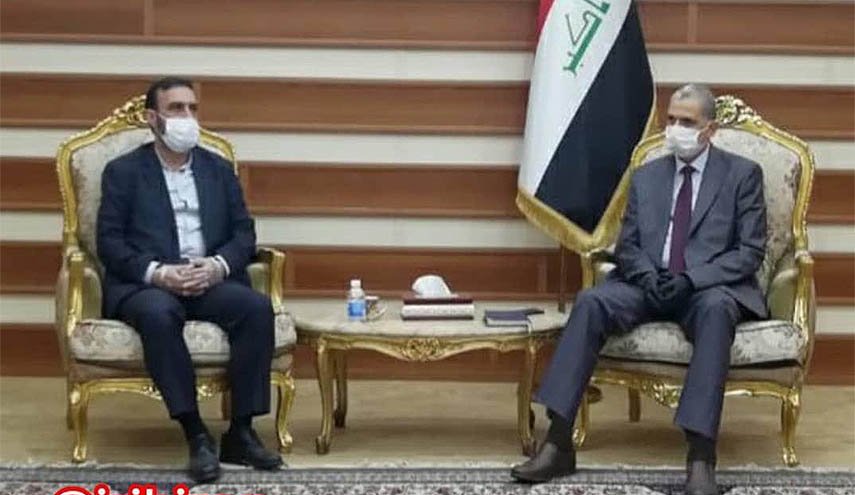 الملحق العسكري الايراني يلتقي وزير داخلية العراق