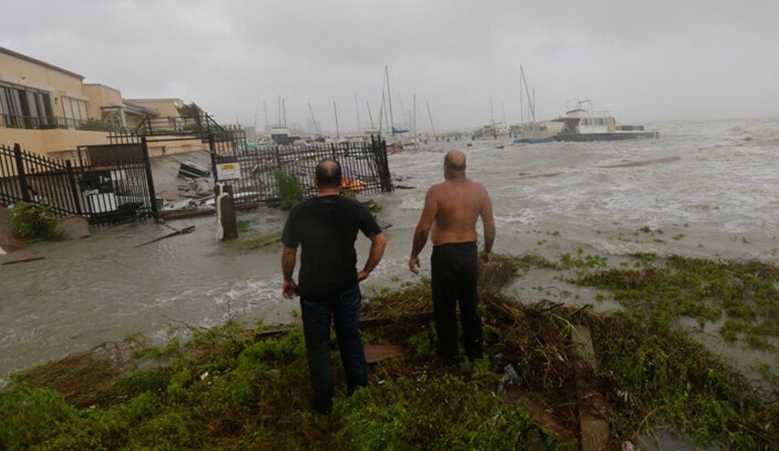 خسارات میلیونی توفان هانا در آمریکا