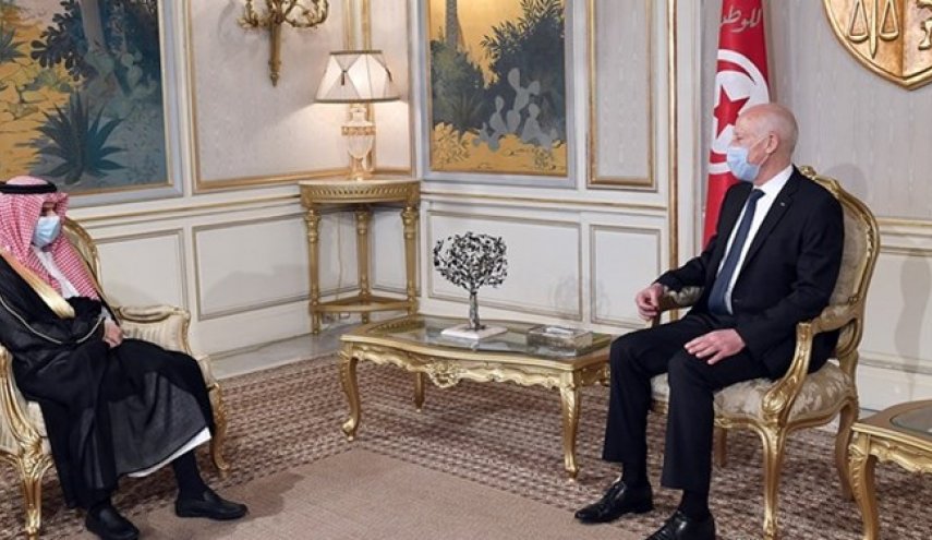 وزیر خارجه سعودی با رئیس‌جمهور تونس هم دیدار کرد