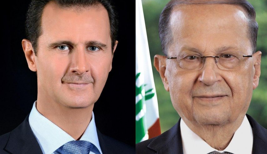پیام تسلیت بشار اسد به رئیس‌جمهور لبنان