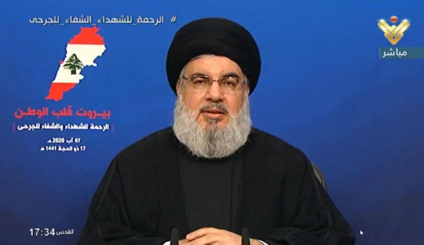 سید حسن نصرالله: انفجار بیروت به هیچ عنوان،ارتباطی به حزب‌الله ندارد/ هدف مواضع پیشدستانه، تحریک مردم لبنان علیه حزب الله است 