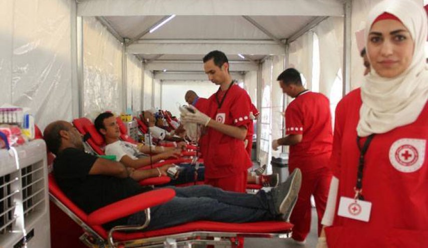 الصليب الاحمر الدولي في بيروت يناشد للتبرع بالدم 