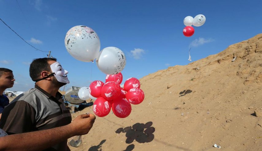 الاحتلال يهدد بالرد والاغتيالات على اطلاق البالونات