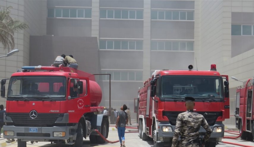 للمرة الثانية.. اندلاع حريق داخل المستشفى التركي في كربلاء

