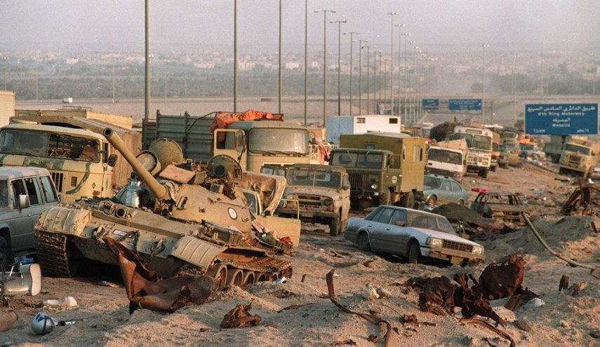 حمله به پایگاه تروریست‌های آمریکا در مرز عراق و کویت