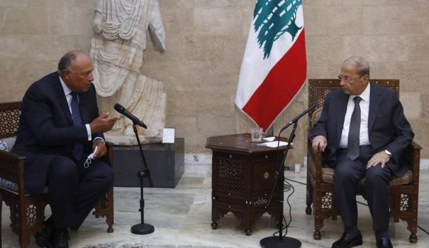 وزير خارجية مصر مستعدون للوقوف الى جانب الشعب اللبناني