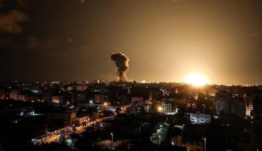 رژیم صهیونیستی نوار غزه را بمباران کرد