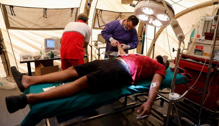 بهره‌مندی ۷۰۰ مجروح لبنانی از خدمات بیمارستان هلال‌احمر در بیروت