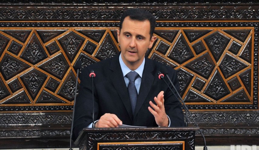 كلمة للرئيس الاسد امام مجلس الشعب السوري