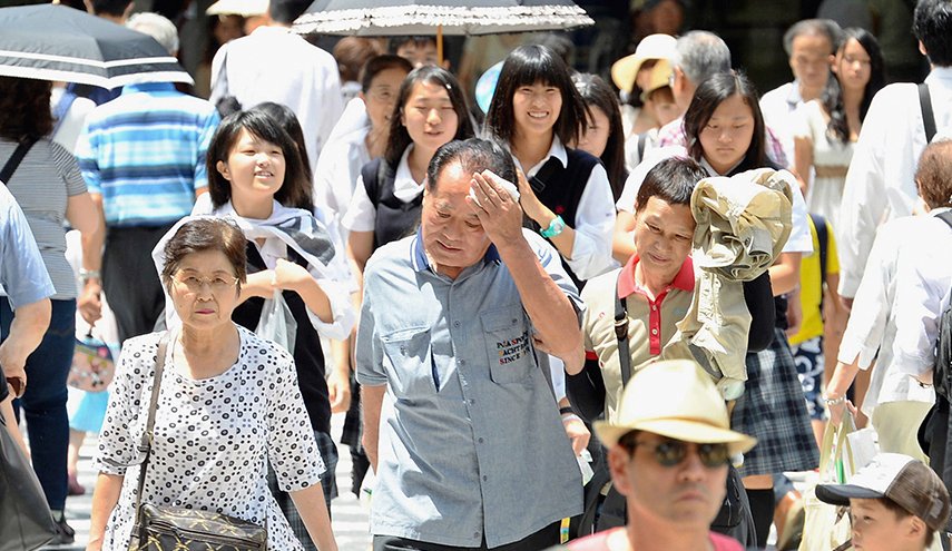 مصرع 10 أشخاص خلال أسبوع في اليابان بسبب الحر