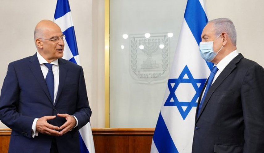 رایزنی‌های ضد ترکیه‌ای وزیر خارجه یونان در فلسطین اشغالی