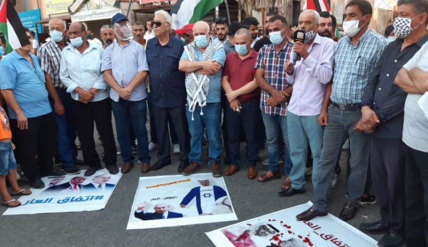 اعتصام في مخيم البص في جنوب لبنان رفضا للتطبيع مع العدو
