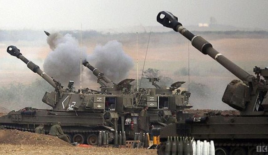 حمله خمپاره‌ای صهیونیست‌ها به مواضع حماس در غزه
