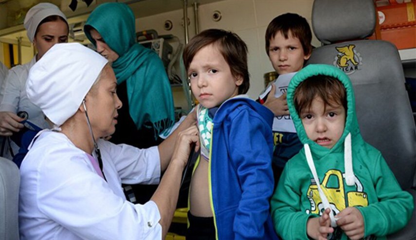  26 طفلا كانوا في سوريا يعودون الى اقربائهم في روسيا