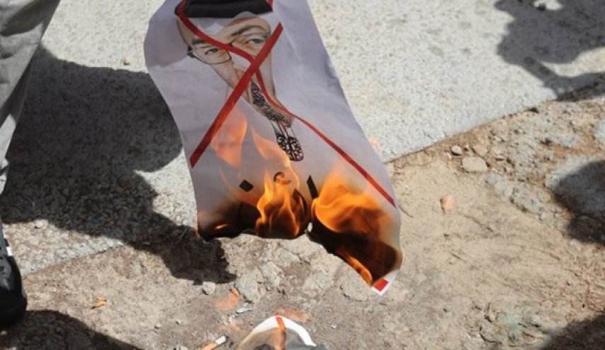 تونسی‌های خشمگین تصاویر بن زاید و پرچم اسرائیل را به آتش کشیدند

