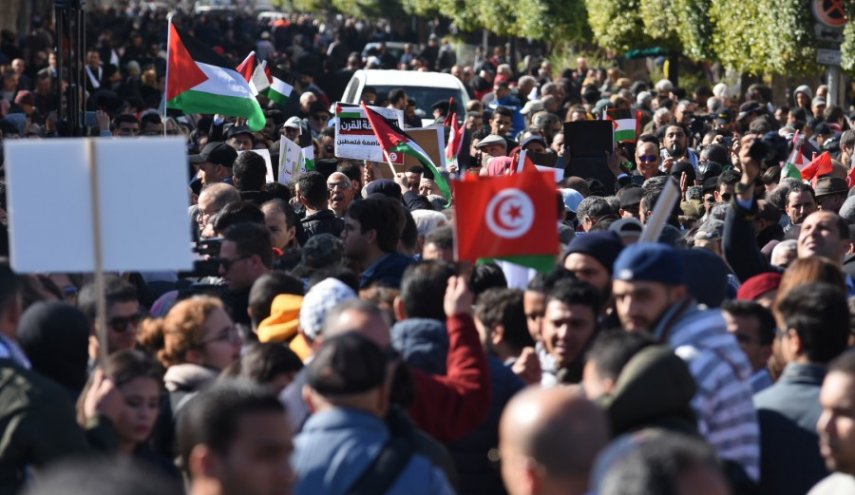 تونس.. المجتمع المدني يتمسك بحق فلسطين في دولة مستقلة