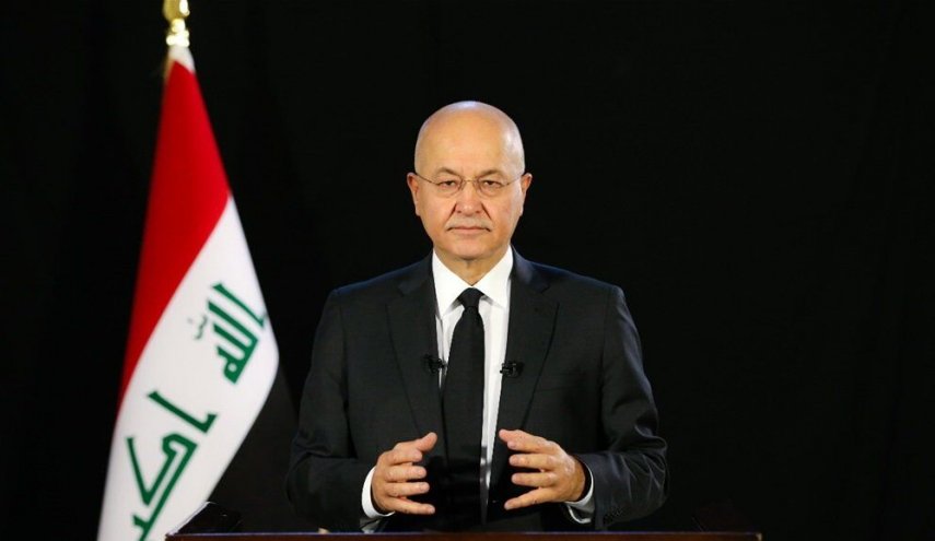 رییس جمهوری عراق بر برگزاری انتخابات زود هنگام تاکیدکرد