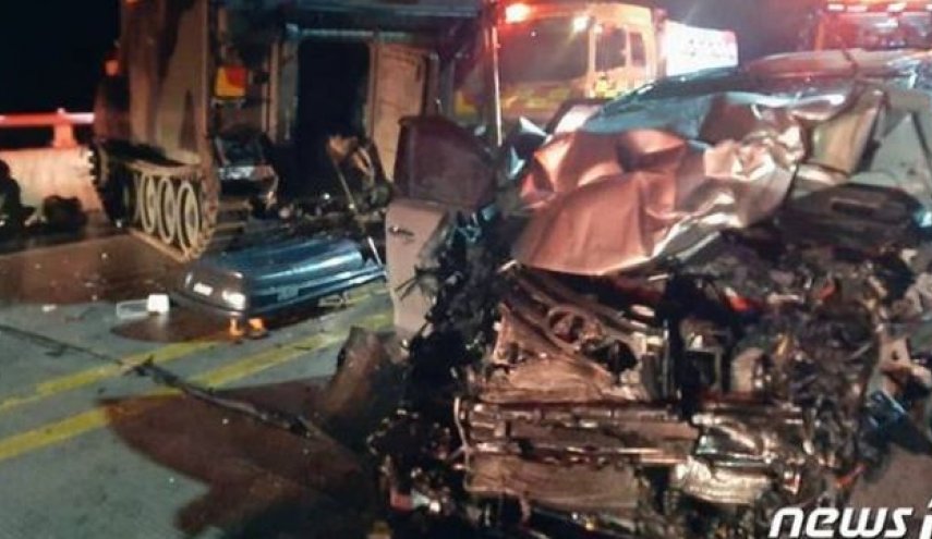 تصادف مرگبار رانندگی برای خودروی نظامی آمریکا در سئول؛ 5 نفر کشته و زخمی شدند