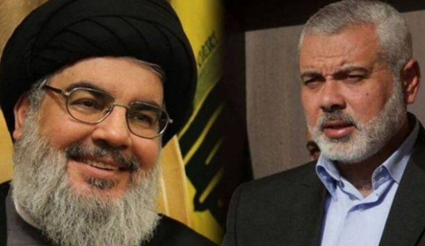 حماس: دیدار هنیه با نصرالله برای مقابله با طرح‌های صهیونیسم بود