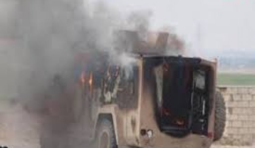 انفجار بمب کنار جاده‌ای در مسیر خودروهای ائتلاف آمریکایی در عراق