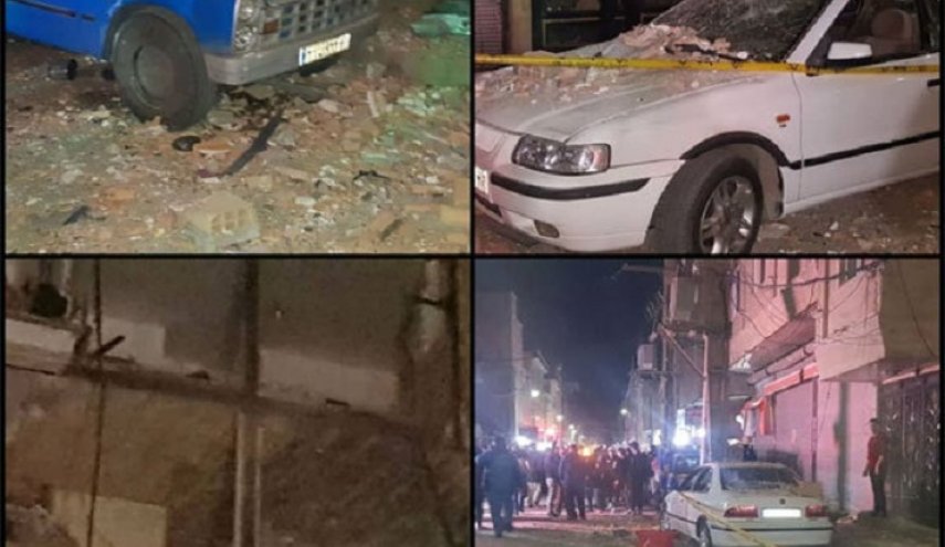 تضرر عدد من المباني إثر انفجار مبنى في منطقة نسيم شهر بالعاصمة طهران