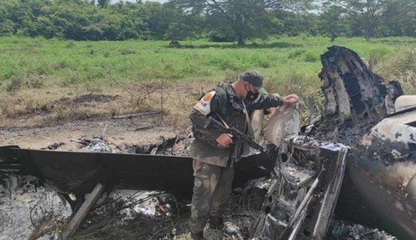 ارتش ونزوئلا هواپیمای آمریکایی حامل کوکائین را سرنگون کرد