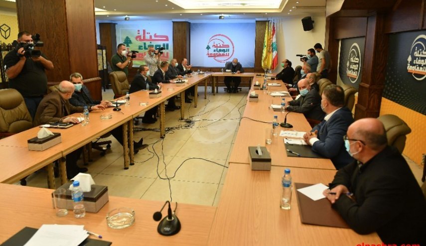 الوفاء للمقاومة تصدر بيانا مهما بشان اليات التمثيل بالحكومة اللبنانية