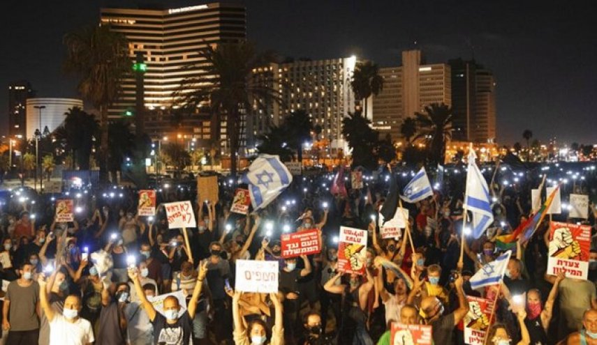 اعتراض‌ها به «نتانیاهو» به سواحل تل آویو کشیده شد