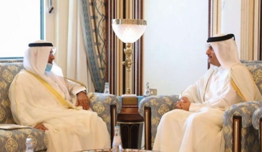 دیدار دبیرکل شورای همکاری خلیج فارس با وزیر خارجه قطر
