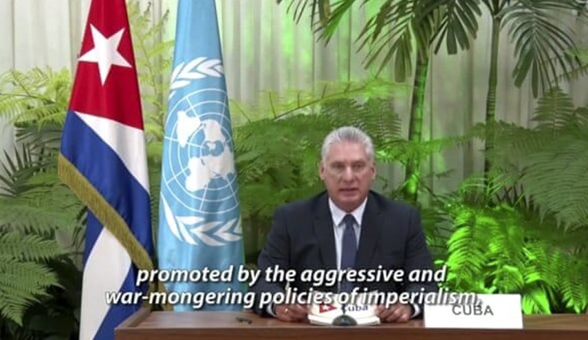 حمله رییس ‌جمهوری کوبا به ترامپ در مجمع عمومی سازمان ملل